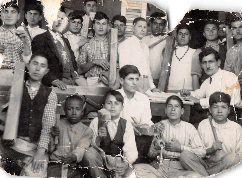 2015, OLD MELKONIAN PICTURES, DIRAN HOROZIAN, AT MELKONIAN WORKING.jpg