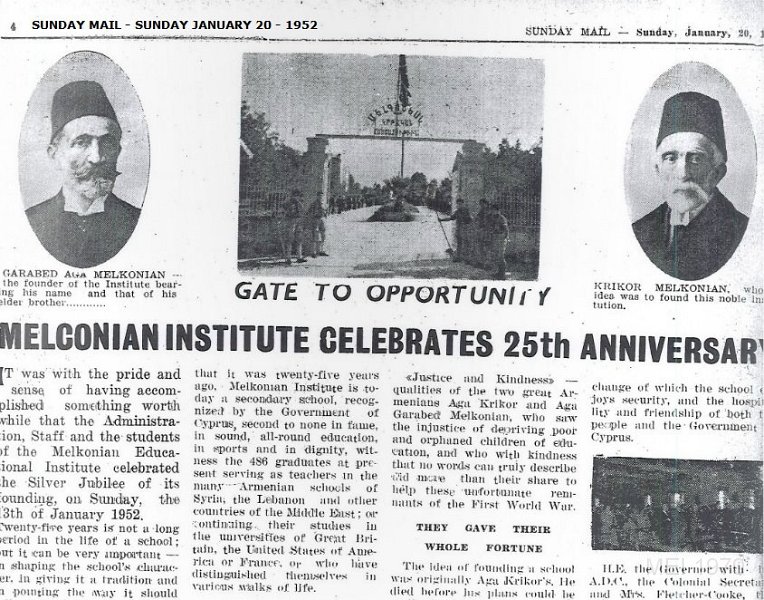 Melkonian Sunday Mail Jan. 1952 article.jpg