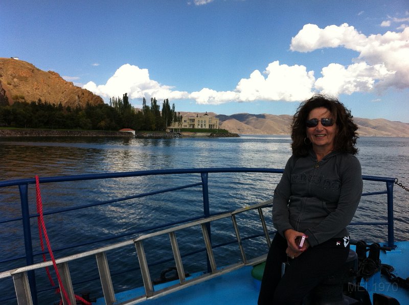 FromArmenia-Madlen on the lake Sevan-Oct2-2012.JPG